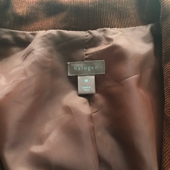 Halogen - Burnt Orange/Rust Corduroy Blazer - M - Picture 6 of 8
